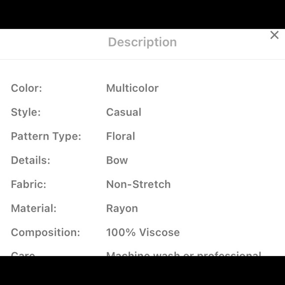 SOLD‼️‼️Gorgeous Floral w Black Background PJ Bottoms with Pale Pink Satin Bow … - Picture 4 of 7